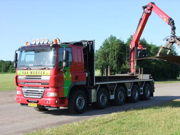 Vrachtwagen rijplaten auto